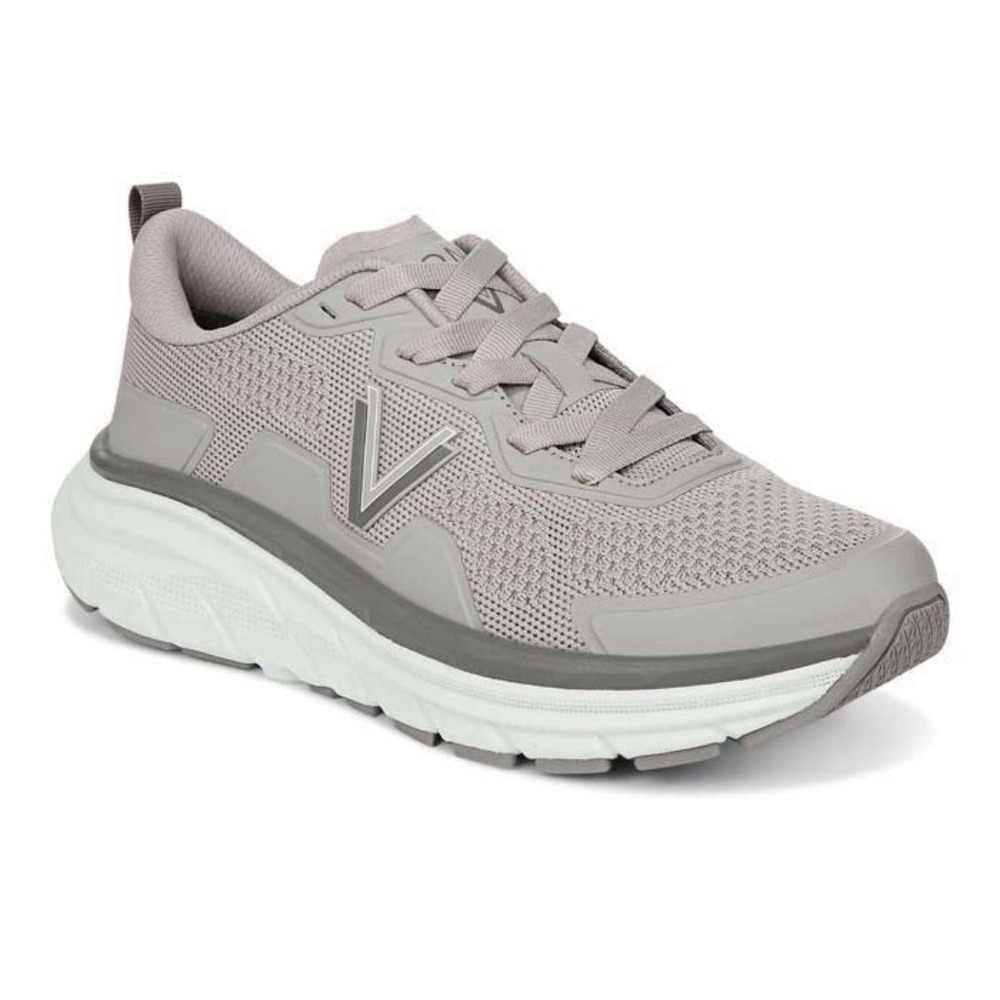 Vionic Walk Max - Light Grey / Teal Women's Size 11 Wide Tennis Shoe Sneaker